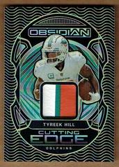 Tyreek Hill [Yellow] #CE-THI Football Cards 2022 Panini Obsidian Cutting Edge Prices