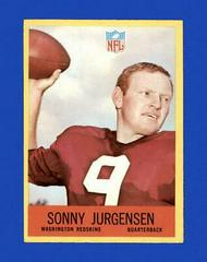 Sonny Jurgensen Football Cards 1967 Philadelphia Prices
