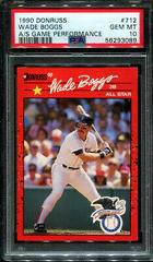 Wade Boggs [All Star Game Performance] #712 Baseball Cards 1990 Donruss Prices