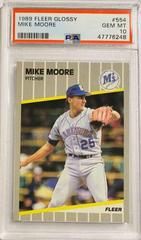 Mike Moore #554 Baseball Cards 1989 Fleer Glossy Prices