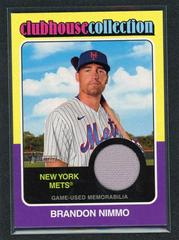 Brandon Nimmo #CCR-BN Baseball Cards 2024 Topps Heritage Clubhouse Collection Relic Prices