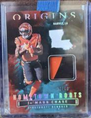 Ja'Marr Chase [Turquoise] #HR-JCH Football Cards 2022 Panini Origins Hometown Roots Prices