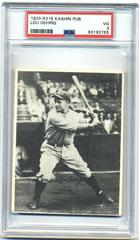 Lou Gehrig Baseball Cards 1929 R316 Kashin Publications Prices