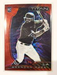 Brandon Marsh [Ruby Wave] #2 Baseball Cards 2022 Panini Chronicles Titan Prices