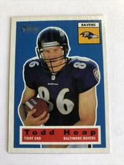 Todd Heap #120 Football Cards 2001 Topps Heritage Prices