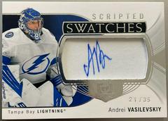Andrei Vasilevskiy #SC-AV Hockey Cards 2020 Upper Deck The Cup Scripted Swatches Autographs Prices