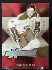 Jean Beliveau [Gold] Hockey Cards 2005 SPx Xcitement Legends Prices