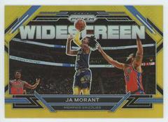 Ja Morant [Gold] Basketball Cards 2022 Panini Prizm Widescreen Prices