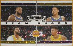 Anthony Davis, Danny Green, Kyle Kuzma, LeBron James Basketball Cards 2019 Panini Contenders Team Quads Prices
