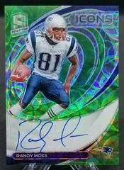 Randy Moss [Green] #ICN-RMO Football Cards 2022 Panini Spectra Icons Autographs Prices
