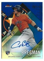 Alex Bregman [Blue Refractor] Baseball Cards 2017 Topps Finest Autographs Prices