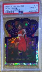 Jalen Green [Crystal Purple] Basketball Cards 2021 Panini Crown Royale Prices