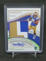 Zach Charbonnet [Gold] #29 Football Cards 2023 Panini Immaculate Signature Patch Rookie Prices