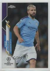 Sergio Aguero [Purple Refractor] #92 Soccer Cards 2019 Topps Chrome UEFA Champions League Prices