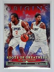 Kawhi Leonard, Paul George #16 Basketball Cards 2022 Panini Origins Roots Of Greatness Prices
