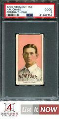 Hal Chase [Pink Background] #NNO Baseball Cards 1909 T206 Piedmont 150 Prices
