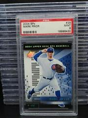 Mark Prior #29 Baseball Cards 2004 Spx Prices