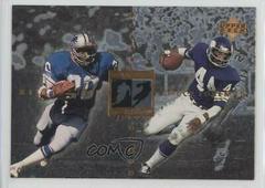 Billy Sims, Chuck Foreman #MM20 Football Cards 1997 Upper Deck Legends Marquee Matchups Prices