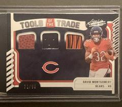 David Montgomery #TTT-9 Football Cards 2022 Panini Absolute Tools of the Trade Triple Prices