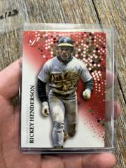 Rickey Henderson [Red] #70 Baseball Cards 2022 Topps Pristine Prices