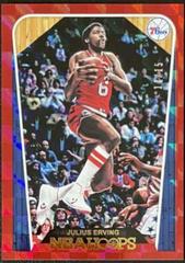 Julius Erving [Red Checkerboard] Basketball Cards 2018 Panini Hoops Prices