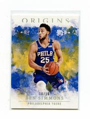 Ben Simmons [Gold] Basketball Cards 2020 Panini Origins Prices