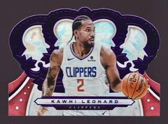 Kawhi Leonard [Crystal Purple] #58 Basketball Cards 2019 Panini Crown Royale Prices