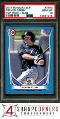 Trevor Story [Blue] #TP-74 Baseball Cards 2014 Bowman Draft Picks Top Prospects Prices