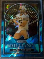 Aaron Rodgers [Blue Ice] #B-6 Football Cards 2022 Panini Prizm Brilliance Prices