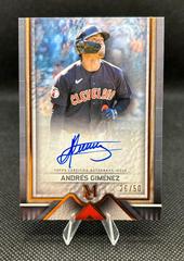 Andres Gimenez [Copper] #AA-AG Baseball Cards 2023 Topps Museum Collection Archival Autographs Prices