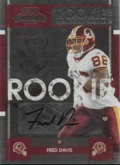 Fred Davis [Autograph] #139 Football Cards 2008 Playoff Contenders Prices