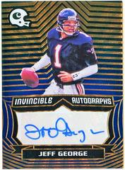 Jeff George [Blue] #INV-JGE Football Cards 2021 Panini Chronicles Invincible Autographs Prices