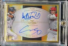 Ichiro, Shohei Ohtani Baseball Cards 2022 Topps Gold Label Framed Dual Autographs Prices