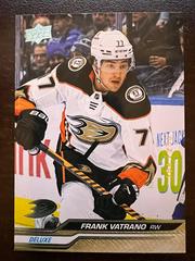 Frank Vatrano [Deluxe] #3 Hockey Cards 2023 Upper Deck Prices
