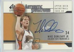 Mike Dunleavy Jr. #AS-MD Basketball Cards 2003 SP Signature Authentic Signature Prices
