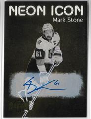 Mark Stone [Autograph] #NI-8 Hockey Cards 2021 Skybox Metal Universe Neon Icon Prices