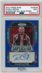 Randy Orton [Blue Prizm] Wrestling Cards 2022 Panini Prizm WWE Superstar Autographs Prices