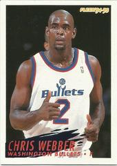Chris Webber #387 Basketball Cards 1994 Fleer Prices