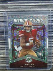 Trey Lance [No Huddle Silver] #I-3 Football Cards 2021 Panini Mosaic Introductions Prices