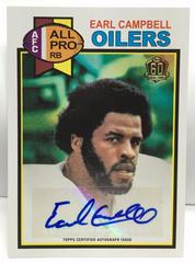 Earl Campbell Football Cards 2015 Topps 60th Anniversary Retired Autograph Prices