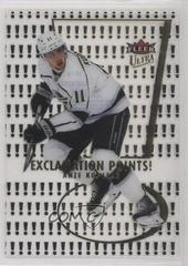 Anze Kopitar [Gold] #EP-16 Hockey Cards 2021 Ultra Exclamation Points Prices