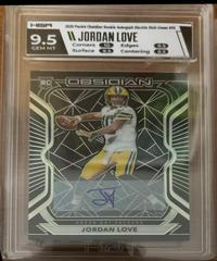 Jordan Love [Autograph Electric Etch Green] #111 Football Cards 2020 Panini Obsidian Prices