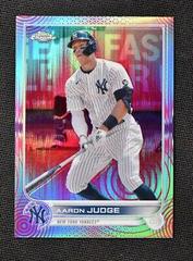 Aaron Judge [Sonic Aqua Pink Pulse] Baseball Cards 2022 Topps Chrome Prices