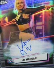Liv Morgan [Black Refractor] #A-LM Wrestling Cards 2021 Topps Chrome WWE Autographs Prices