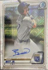 Bobby Witt Jr. #BMABWJ Baseball Cards 2020 Bowman Chrome Mega Box Mojo Autographs Prices