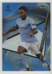 Raheem Sterling [Blue Refractor] Soccer Cards 2020 Topps Finest UEFA Champions League Prices