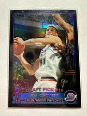 Aleksandar Pavlovic [Serbian Black Refractor] Basketball Cards 2003 Topps Chrome Prices