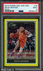 Devin Booker [Gold] #75 Basketball Cards 2019 Panini One and One Prices