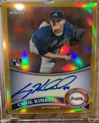 Craig Kimbrel [Gold Refractor Autograph] #195 Baseball Cards 2011 Topps Chrome Prices