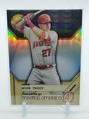Mike Trout #BADL-MT Baseball Cards 2017 Bowman's Best Baseball America's Dean's List Prices